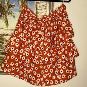 SHEIN tiered ruffle skirt 2x